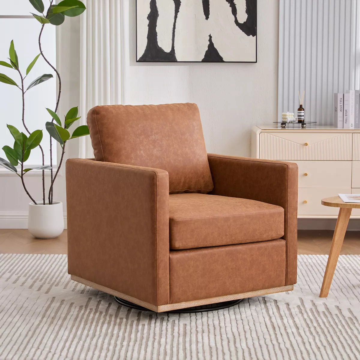 360° Swivel Accent Chair Single Sofa Chair