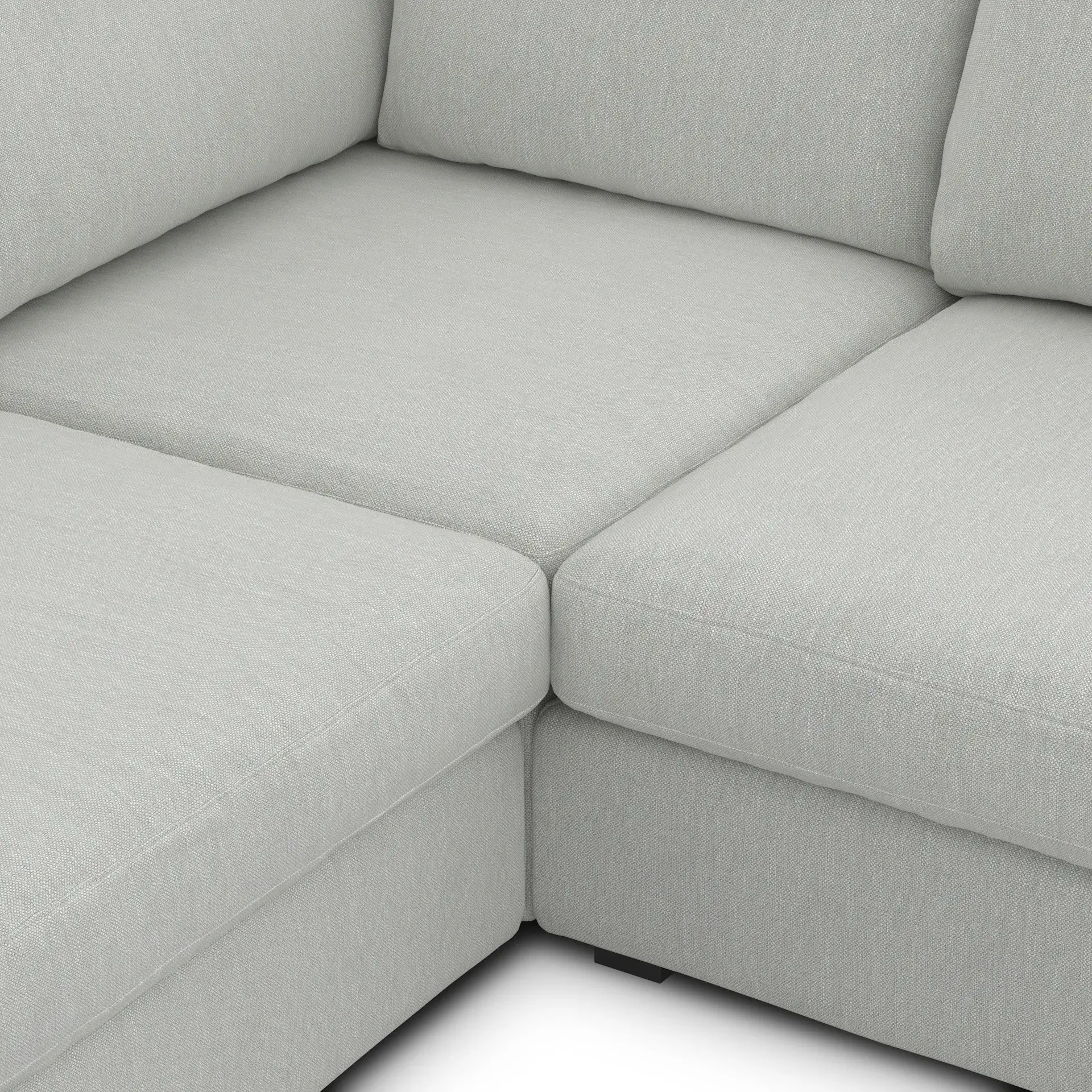 Beta 94" Modular Corner Sectional - Welsh Gray - Image 2