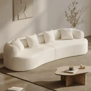 Boneless Curved Sofa