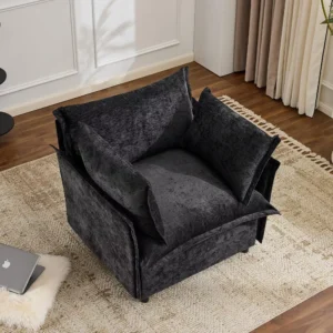 Chenille Fabric Living Room Sofa Chair