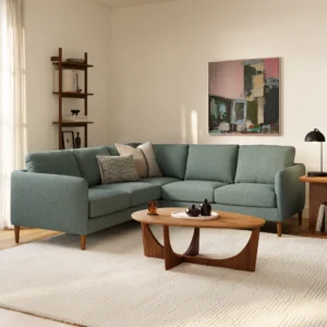 Hanson 88.5" Corner Sectional - Thistle Green