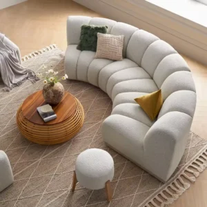 Marlow Performance Boucle Curve Sofa