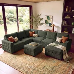 Brunella Corduroy Sleeper Sectional