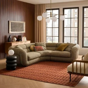 Solari Curved Sectional Sofa