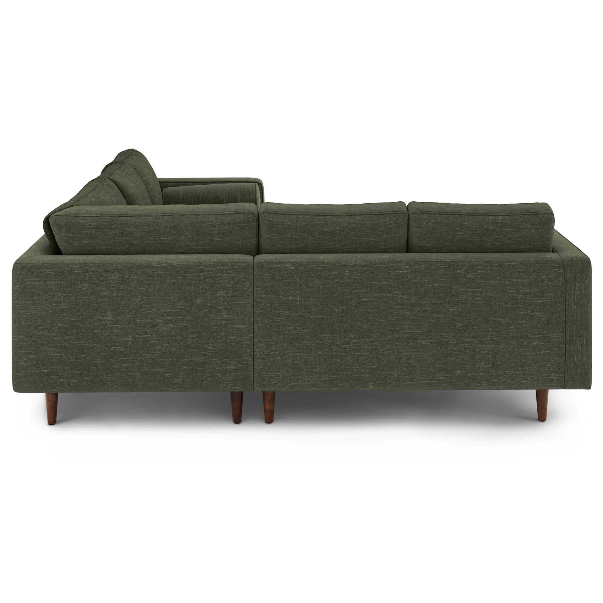 Sven 91" Tufted Corner Sectional - Fir Green - Image 3